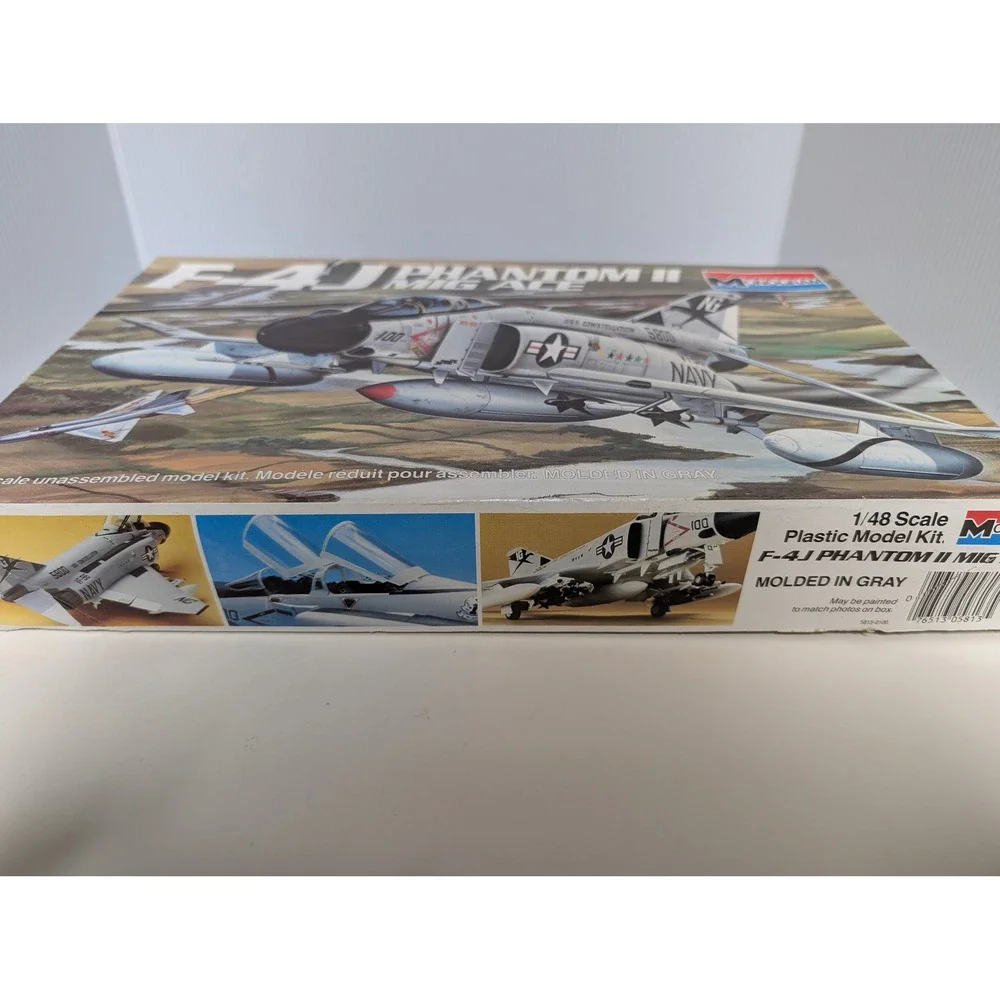Monogram F-4J Phantom II MiG Ace 1/48 Scale Model Kit 5813 USS Constellation VTG